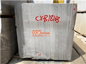 Coffee Wood Marble Block, Wood Grain Brown Marble