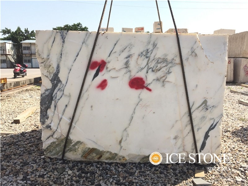 Mont Blanc Blocks White Beauty Blocks Marble