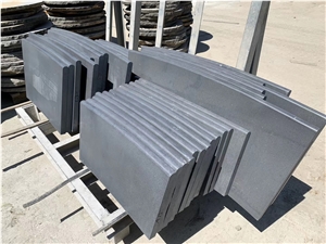 Black Hainan Basalt Lavastone Tile Paver