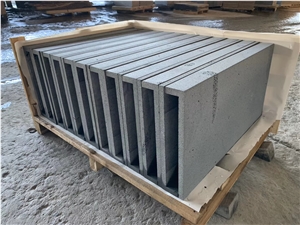 Black Hainan Basalt Lavastone Tile Paver