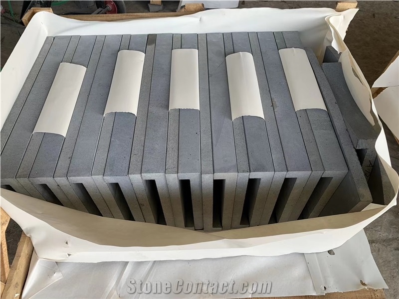 Black Hainan Basalt Lavastone Tile Paver