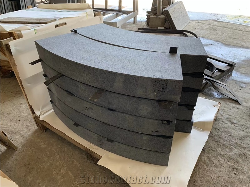 Black Hainan Basalt Lavastone Tile Paver