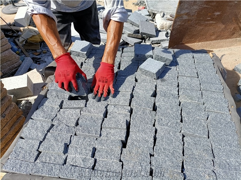 New Padang Dark Granite Cubes