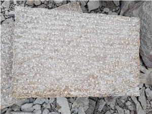 Rough Picked Yellow Rust Granite Pavers