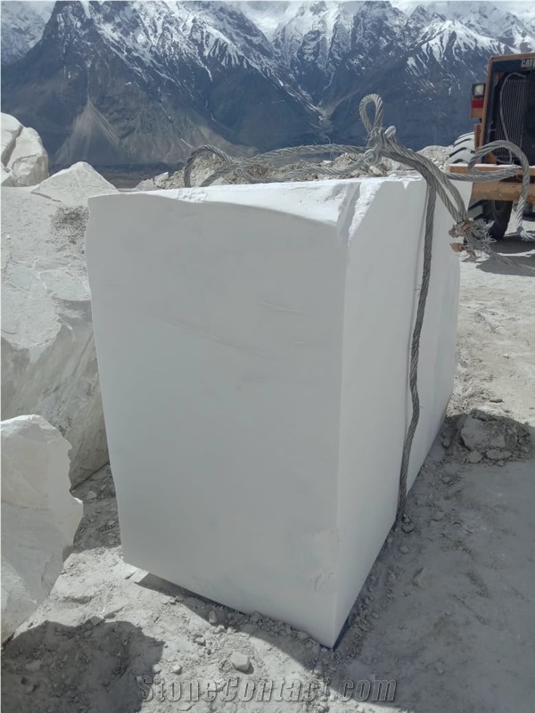 K2 White Marble Blocks, Pakistan White Marble Blocks