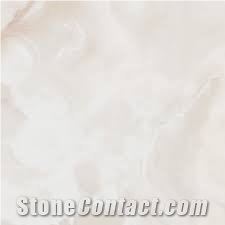 Titanium White Onyx Slabs & Tiles