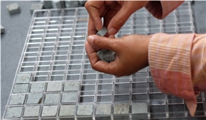 Green Sukabumi Stone Mosaic Stone Tile