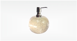 Java Cream Marble Set Bathroom Accessories