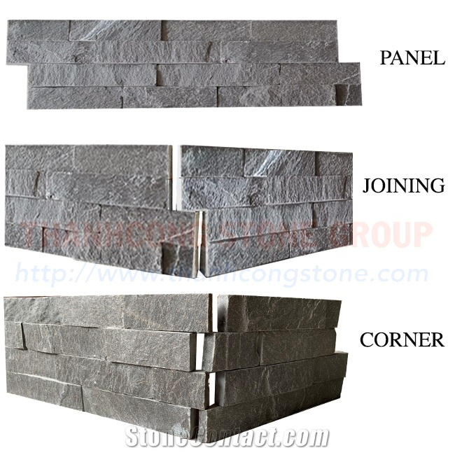Black Slate Cultured Stone Panels Black Slate Cultured Stone Panels
