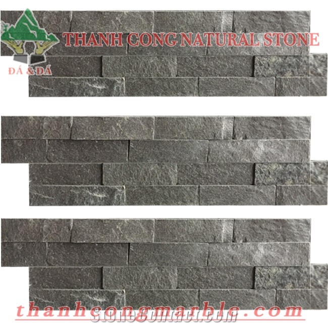 Black Slate Cultured Stone Panels