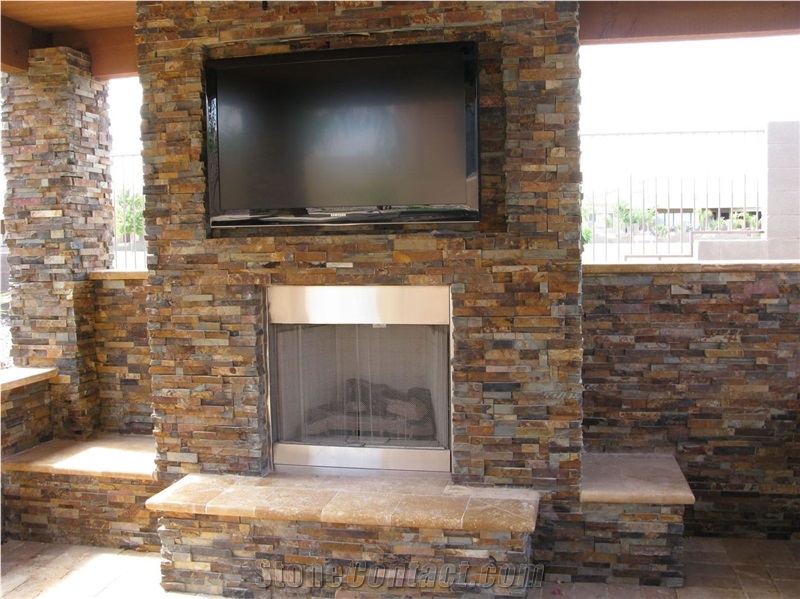 Crystal Rusty Stone Cultured Panels