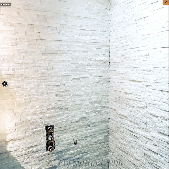 Pure White Marble Cultured Panels 01