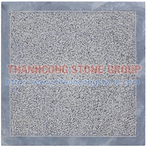 Vietnam Blue Stone Grooved Paving Tiles