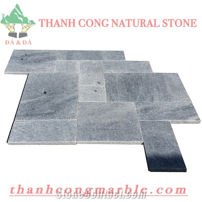 Vietnam Grey Limestone Honed Tiles