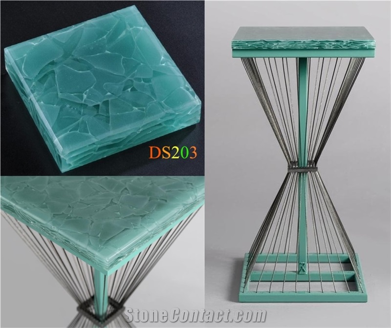 Jade Glass Panel,Tabletop Custom Design Interior