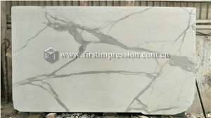 New Polished Italy Calacatta Gold Marble Slabs