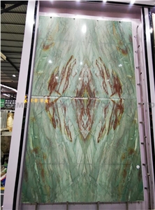 Alexandrita Green Emerald Green Quartzite Slabs