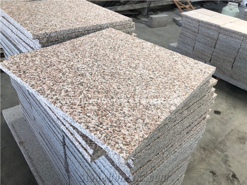 Cheap Rusty Yellow Beige Granite Floor Stone Tiles