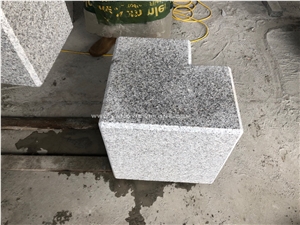 Light Grey Granite Stone Road Bollard Parking Ball