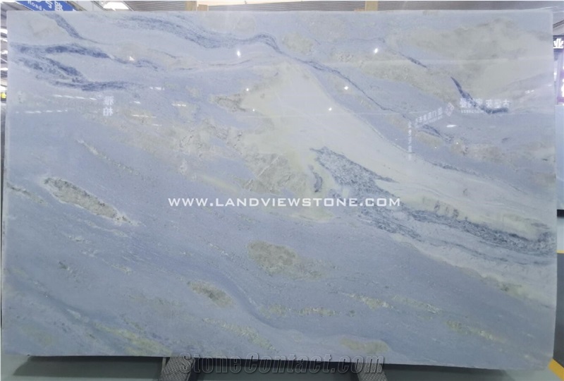 Lumen Marble Amity Blue Slabs Wall Stone