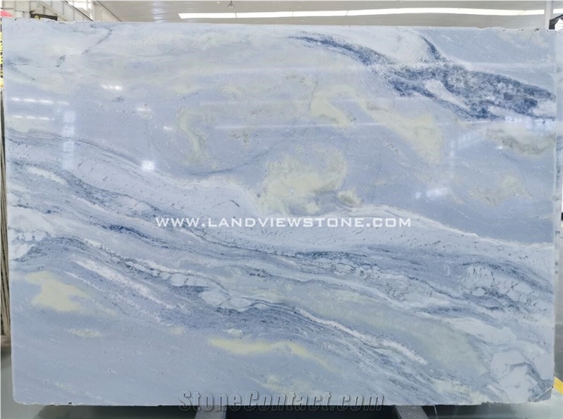 Lumen Marble Amity Blue Slabs Wall Stone