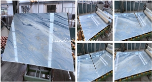 Lumen Marble Azul Cielo Marble Slabs Tiles