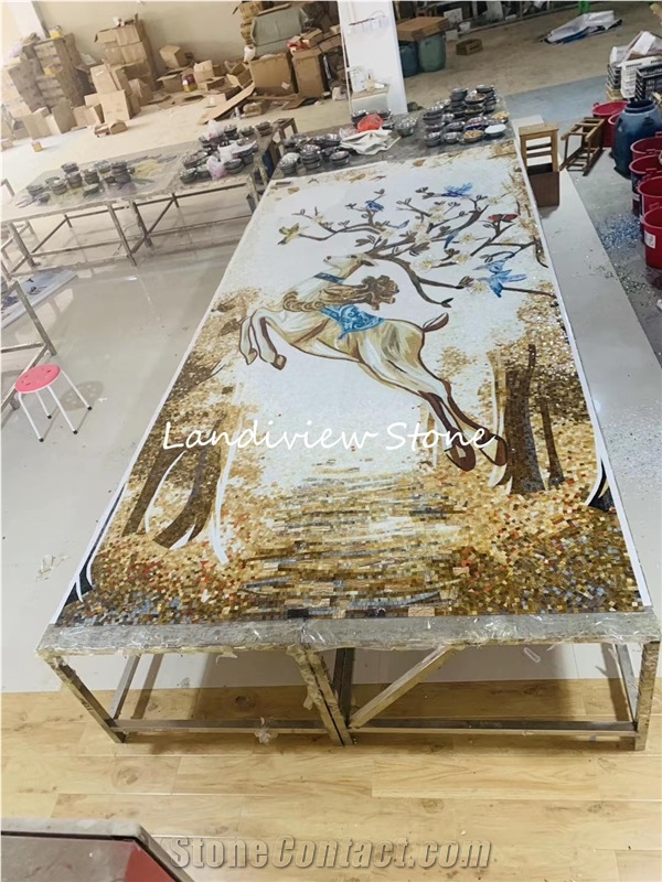 Mosaic Decorative Artwork Artifacts Handcrafts