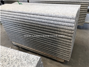 Padang White Barry White Granite Stone Steps Deck