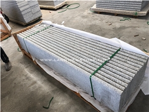 Padang White Barry White Granite Stone Steps Deck