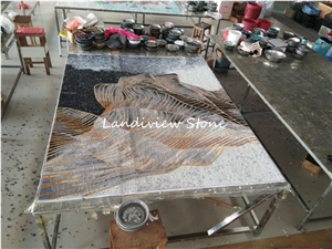 Tablet Marble Mosaic Paiting Artwork Create Craft