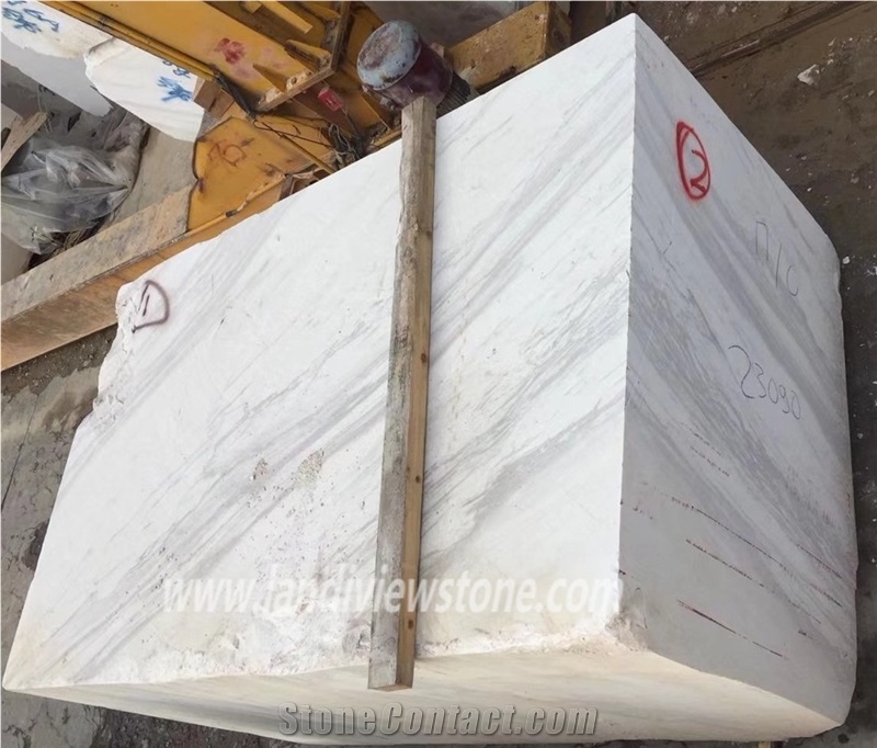 Volakas Flower Semi Jazzy White Marble Slabs Tiles