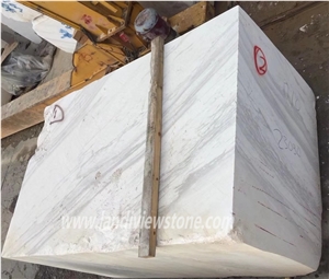 Volakas Flower Semi Jazzy White Marble Slabs Tiles