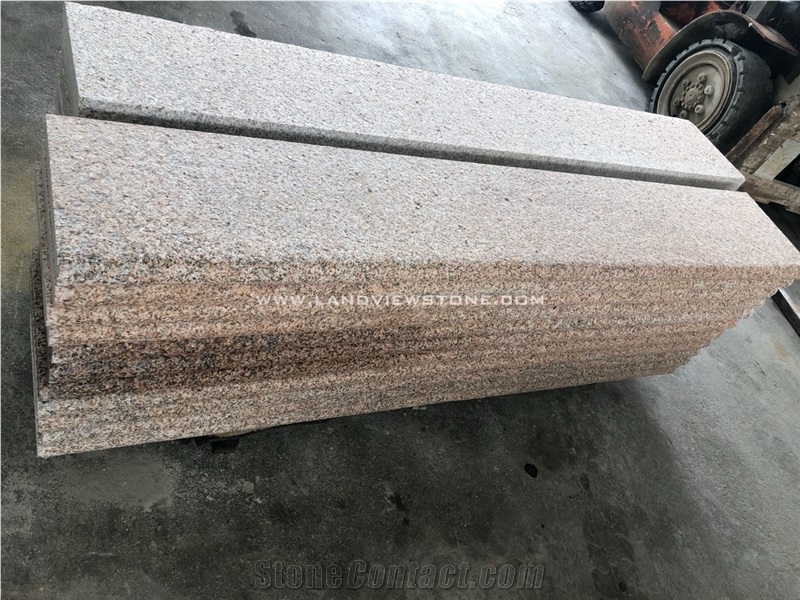 Yellow Landscape Stone Rusty Yellow Granite Steps