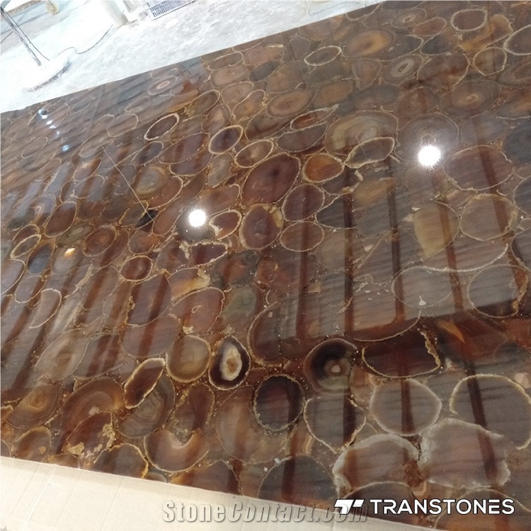 Orange Agate Slab Agate Coaster 4 Home Decor Wall