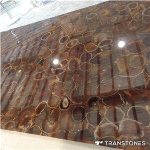 Orange Agate Slab Agate Coaster 4 Home Decor Wall