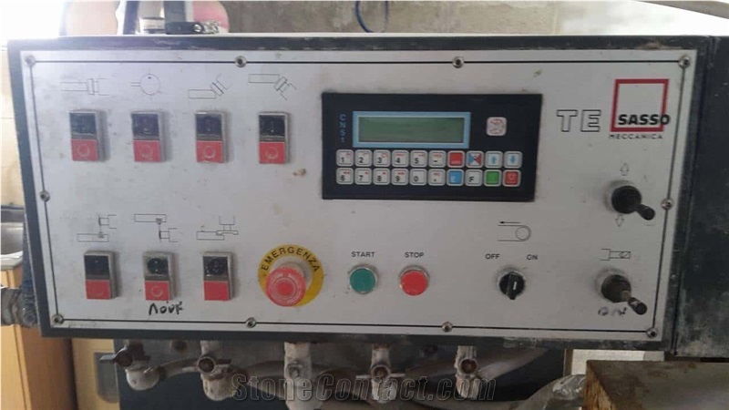 Edge Polisher Sassomeccanica Te Used Polishing Machine