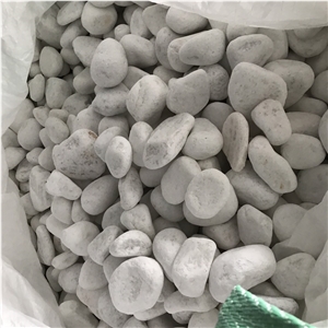 Popular Snow White Pebble Stone for Garden