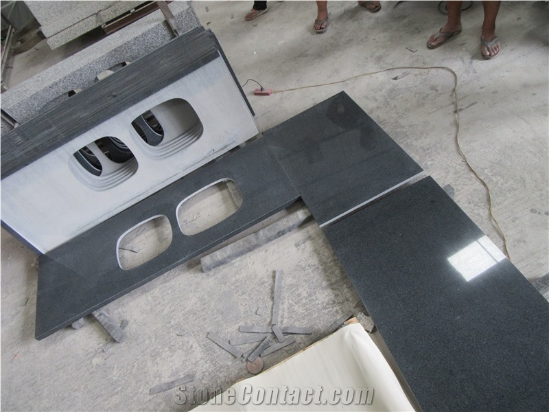 Padang Dark G654 Dark Grey Granite Countertop