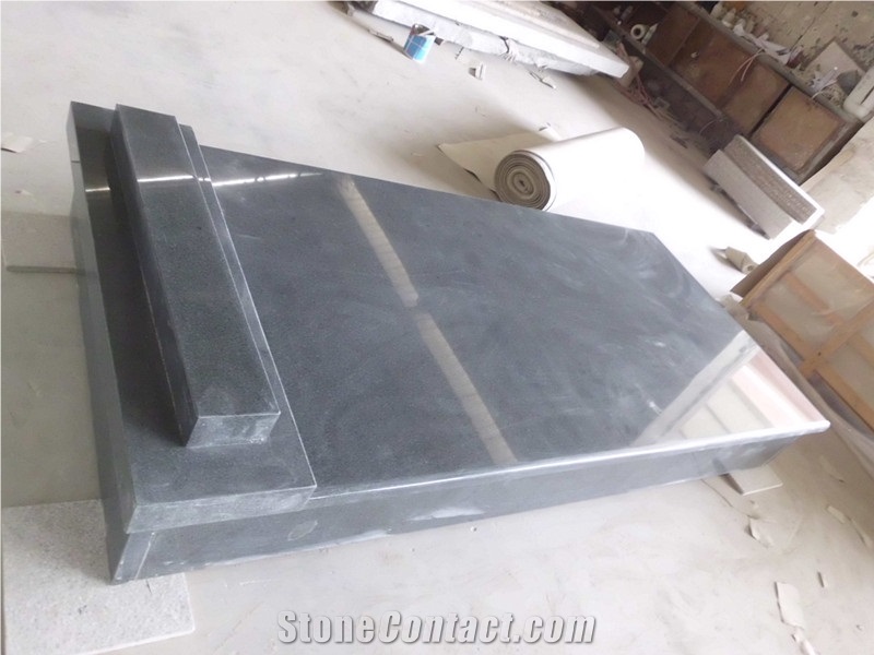 Polished Customized Western Style G654 Tombstone
