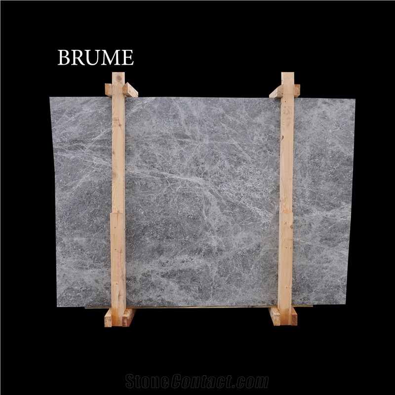 Tundra Gray, Dark Gray Marble Slabs