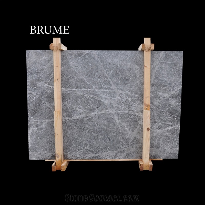 Tundra Gray, Dark Gray Marble Slabs
