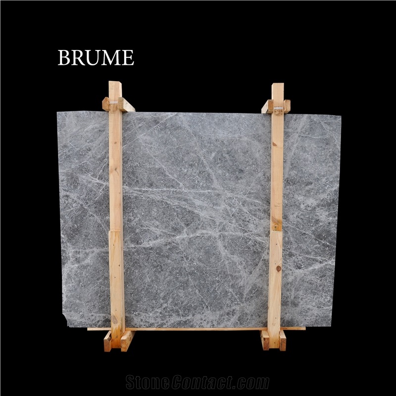 Tundra Gray, Dark Gray Marble Slabs