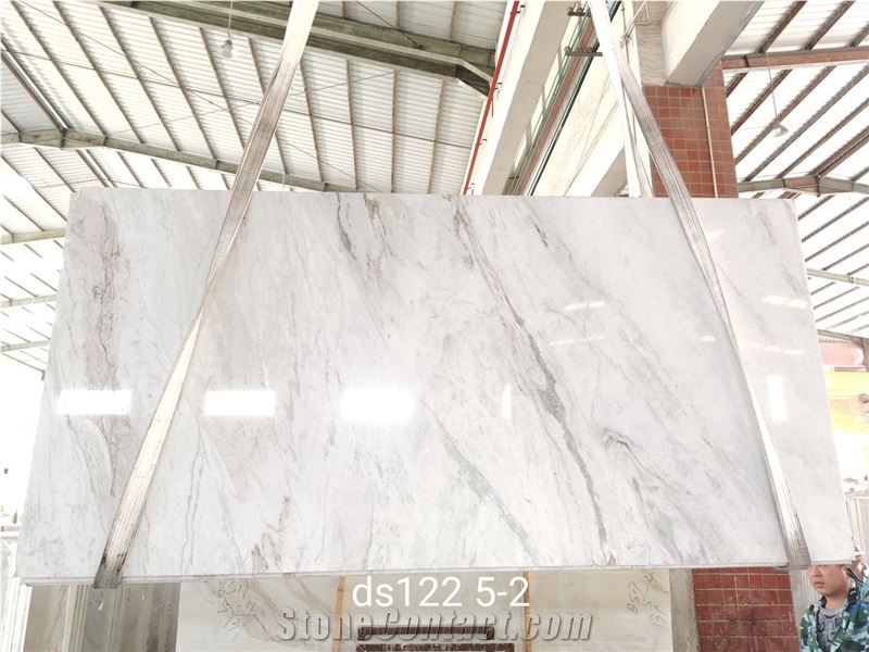 China Jiashi White Marble Slabs Wall Cladding Tile