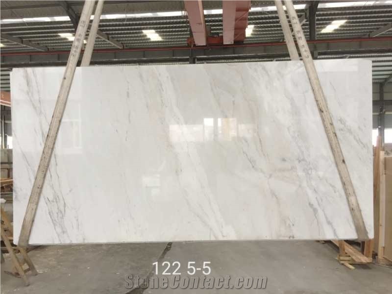 China Jiashi White Marble Slabs Wall Cladding Tile