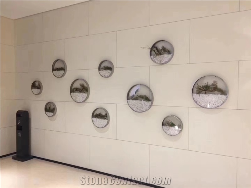 Desert White Limestone Slabs Raw Stone Wall Tiles