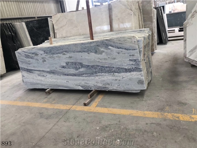 Garda Crystal Blue Marble Light Azul Stone Slabs