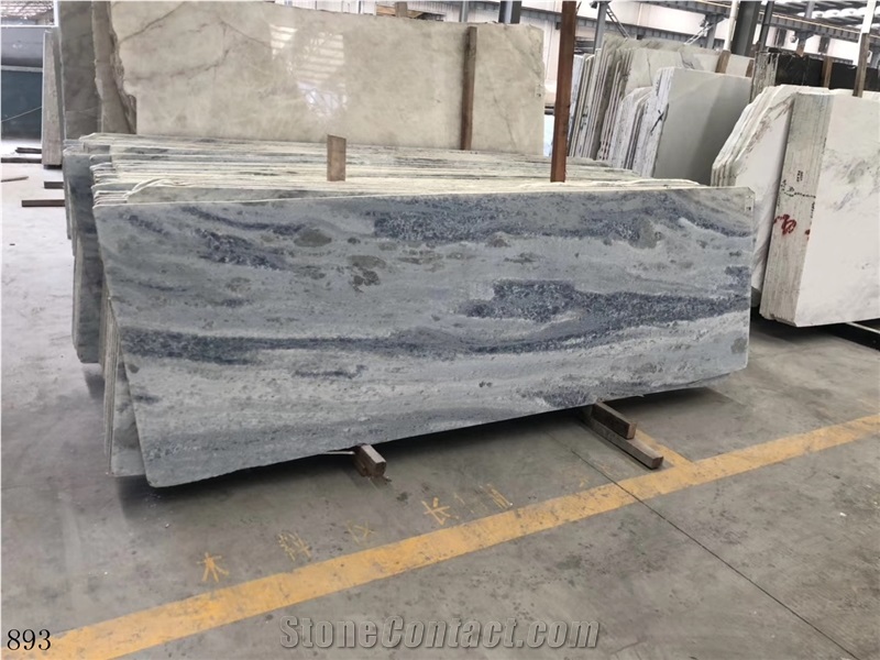 Garda Crystal Blue Marble Light Azul Stone Slabs