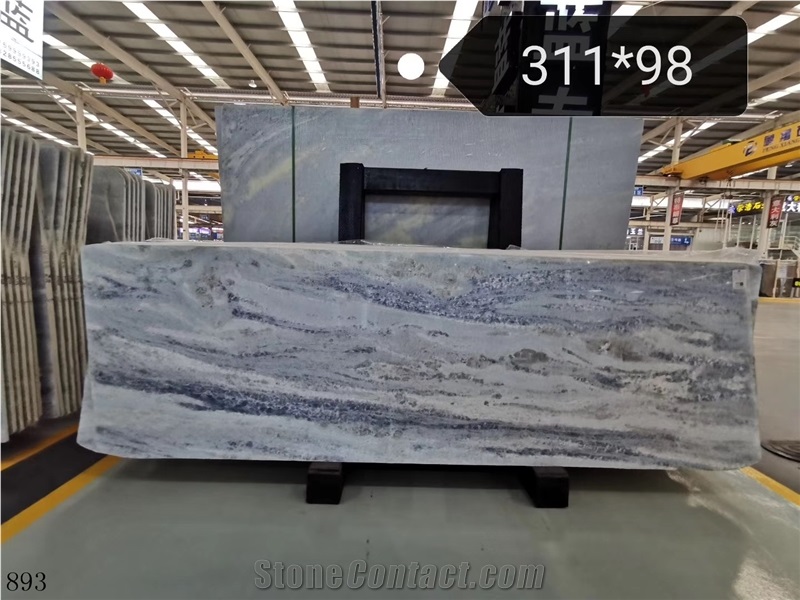 Garda Crystal Blue Marble Light Azul Stone Slabs