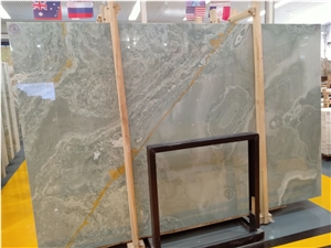Onyx Acquamarina Acqua Marina Gold Onice Slab