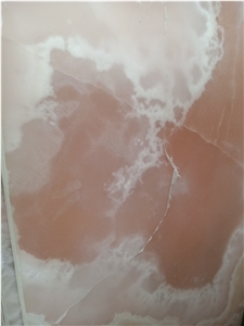 Persian Light Pink Onyx Slabs Wall Tiles